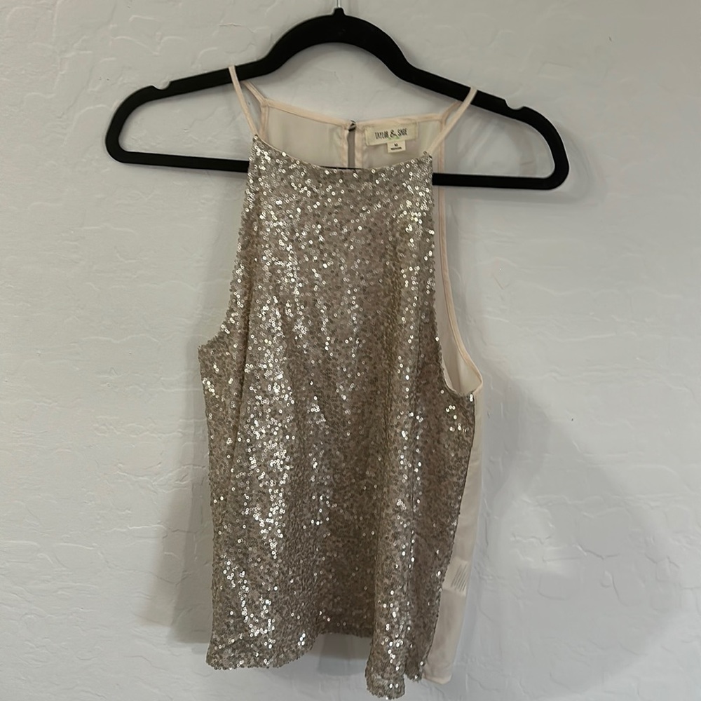 Sparkly tank top